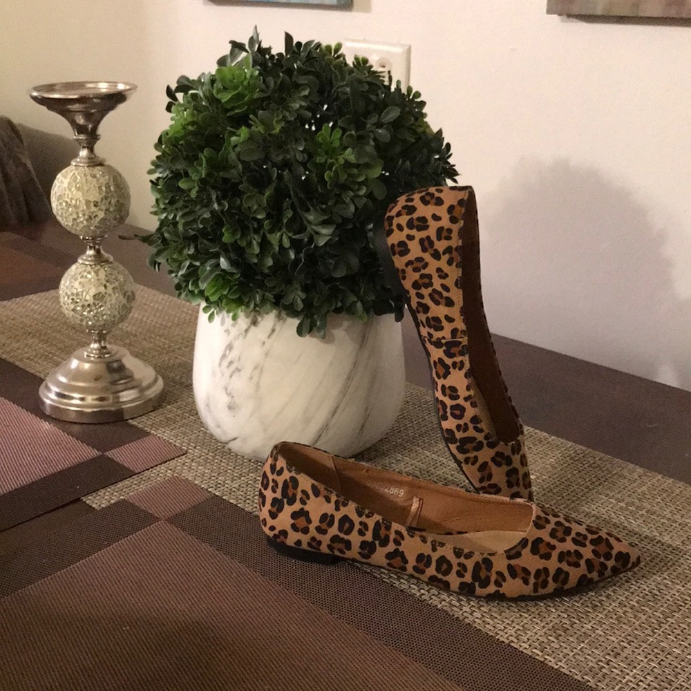 Leopard Print Flats